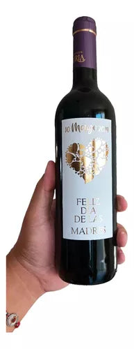 Sticker para botella de vino